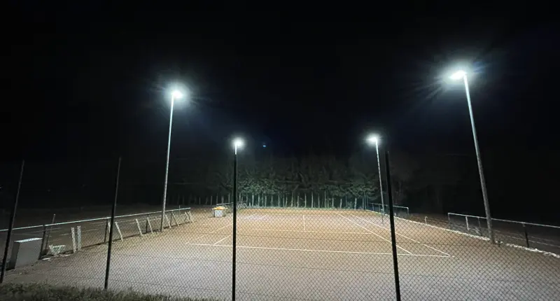 ImageTennis Borgloh Anlage Platz 2 Flutlicht